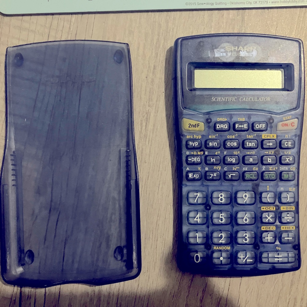 U.S. Art Supply Self Healing Double SidedCutting Mat/Sharp Scientific Calculator